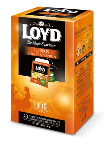Punane Tee LOYD Horeca rooibos-mesi-vanilje 20 x 2g