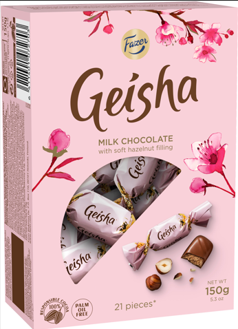 Šokolaadikommid FAZER Geisha, 150g