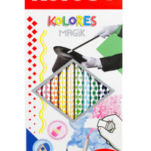 Värvipliiatsid Kores Kolores Magik, kolmnurksed, kustutatavad, 12 tk