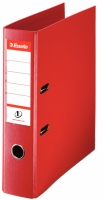 Registraator Esselte No1 Power PP A4 75mm punane