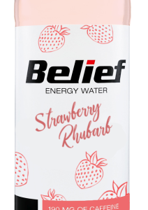 Energiavesi BELIEF gaseeritud Maasika-raberberi 530ml PET