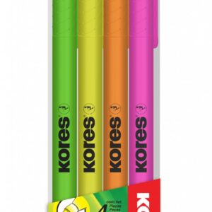 Tekstimarker KORES HIGH LINER FINE, 4 värvi
