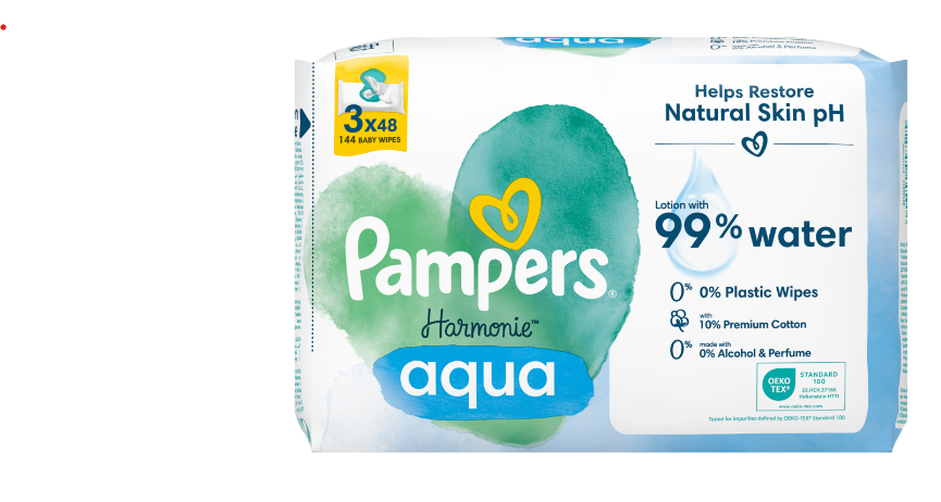 PAMPERS niisked salvrätikud Harmonie PF 3x48tk