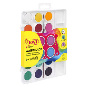 Vesivärvid JOVI, 18 tk + pintsel