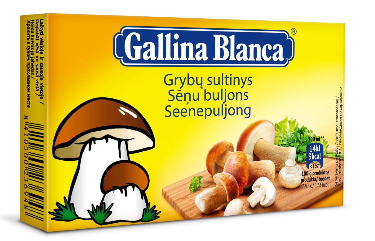Puljong GALLINA BLANCA seene, 8*10g