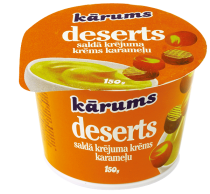 Koorekreem KARUMS, vahustatud, karamelli, 8%, 150g