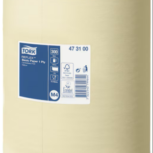 Rullpaberrätikud Tork Basic M4 Reflex, 1-kih, 20,5x35cm, 300m, kollane, 473100