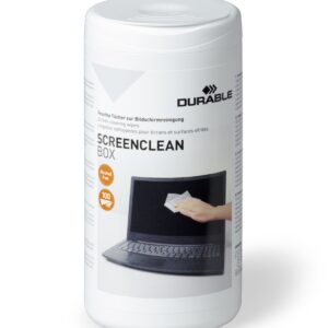 Ekraanipuhastuslapid Durable Screenclean 100tk, niisutatud