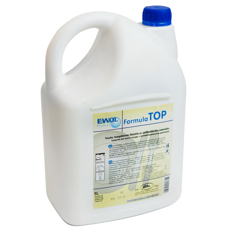 Nõudepesuvahend antibakteriaalne Ewol Professional Formula TOP 5L