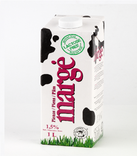 Piim MARGE laktoosivaba, 1,5%, UHT, 1L