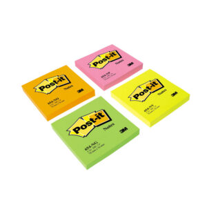 Märkmepaber Post-it  Neon 76x76 mm, neoonkollane
