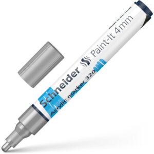 Akrüülmarker SCHNEIDER Paint-it 320, 4mm, hõbedane