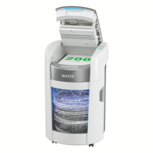 Automaatne dokumendihävitaja Leitz IQ OptiMax Autofeed Small Office 200 P5, 21L, valge - Pilt 1