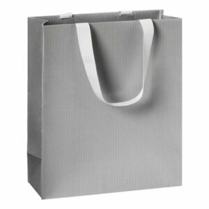 Paberkott 23 x 13 x H 30 cm, hõbedane, 1 tk.
