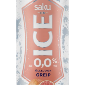 SAKU ON ICE, Õlu, greip, alkoholivaba, 0,5l, purk