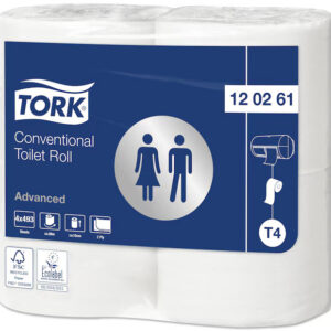 Tualettpaber Tork Advanced Toilet, T4, 2-ply, 9.9cm x 69.4m, 4 tk 120261